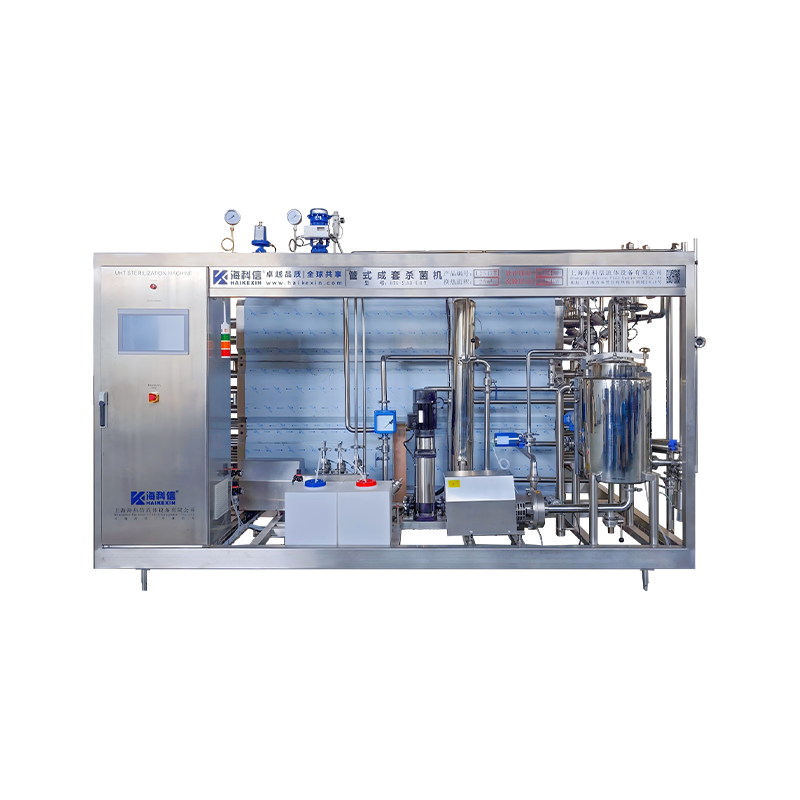 Sterilizzatore automatico UHT (ultra-alta temperatura).