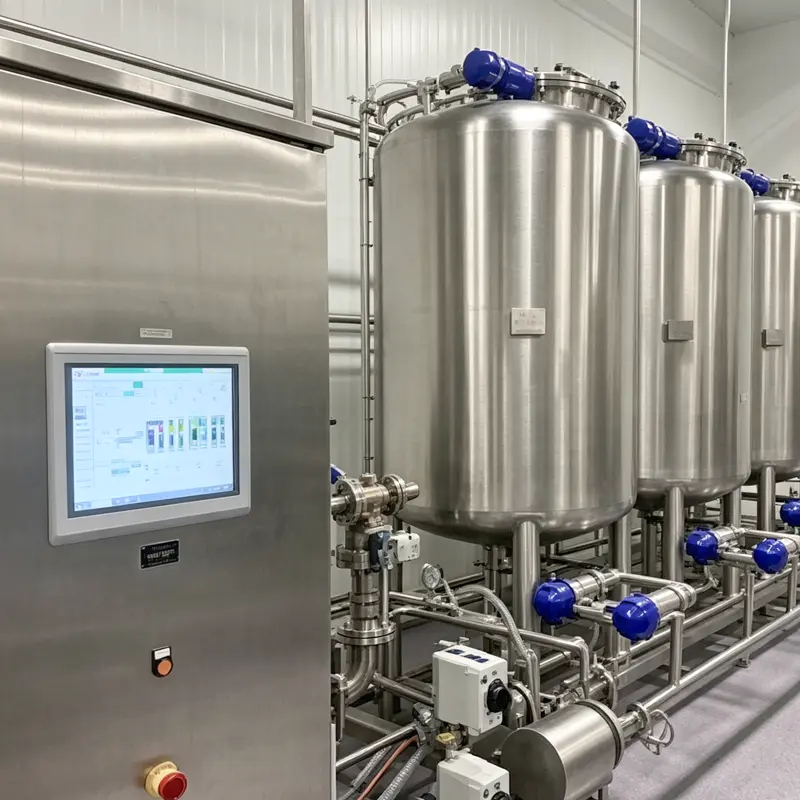 Sistema CIP (Clean-in-Place) per uso alimentare Sistema CIP (Clean-in-Place) per uso alimentare